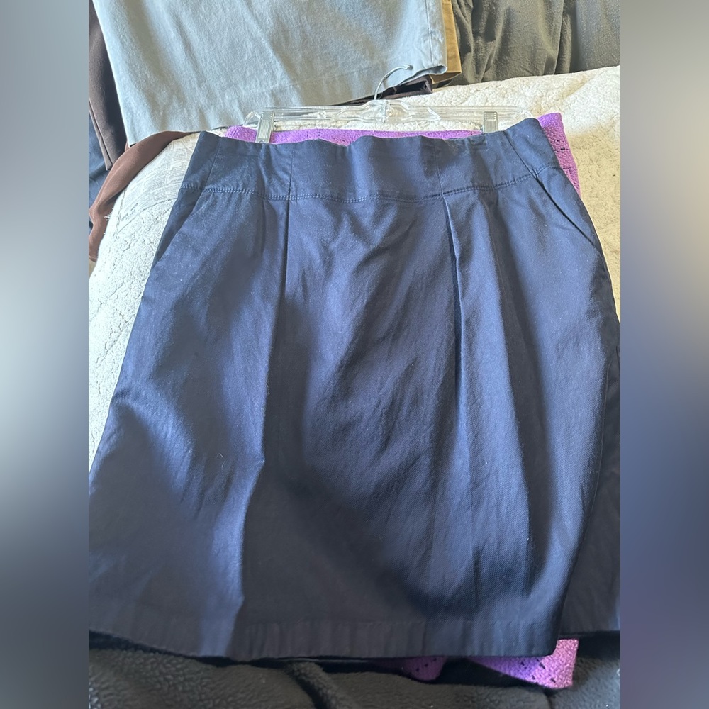 Navy Skirt. Could be casual or business attire
